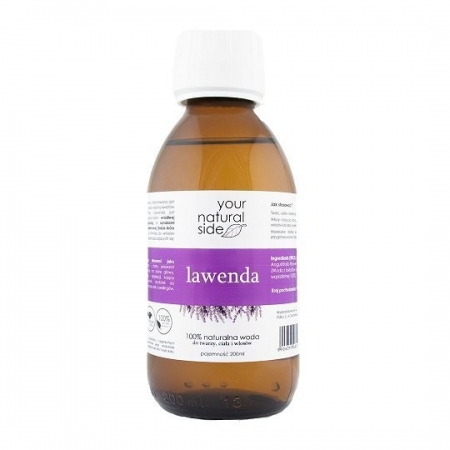 YOUR NATURAL SIDE Woda Kwiatowa Lawendowa z Kwiatów Lawendy Wąskolistnej Organic 200ml